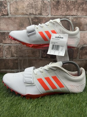Adidas Adizero Accelerator BB4954 Laufschuhe Herren UK 9 Weiß Orange Low Top