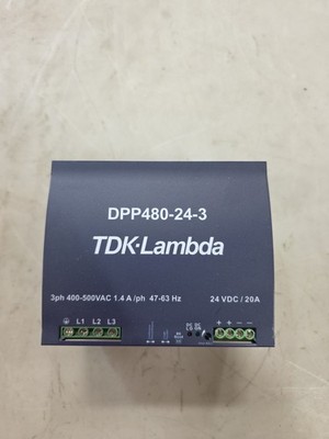 DPP480-24-3 24VDC 480W TDK Lambda 3PH 400-500VAC