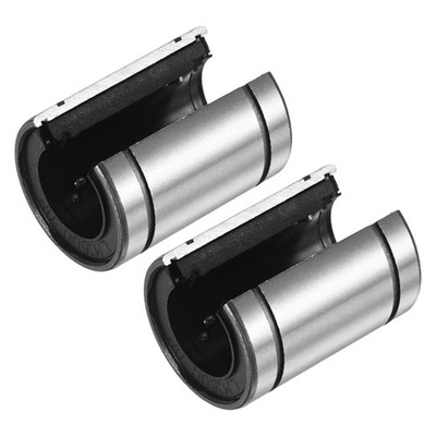 2Pcs LM16UUOP Open Type Linear Ball Bearings 16mm Bore Dia 28mm OD 37mm Length