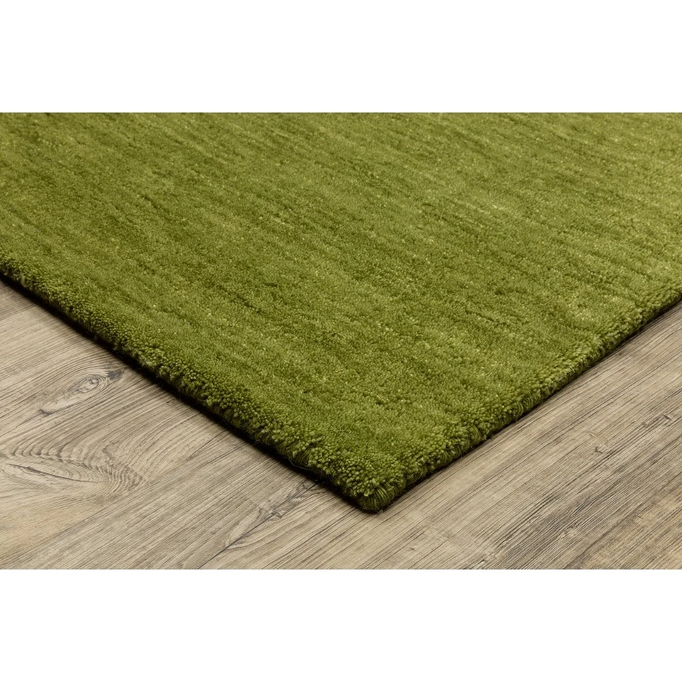 Oriental Weavers Aniston Ii Area Rug Casual Green Solid Pattern Wool - Image 2 of 3