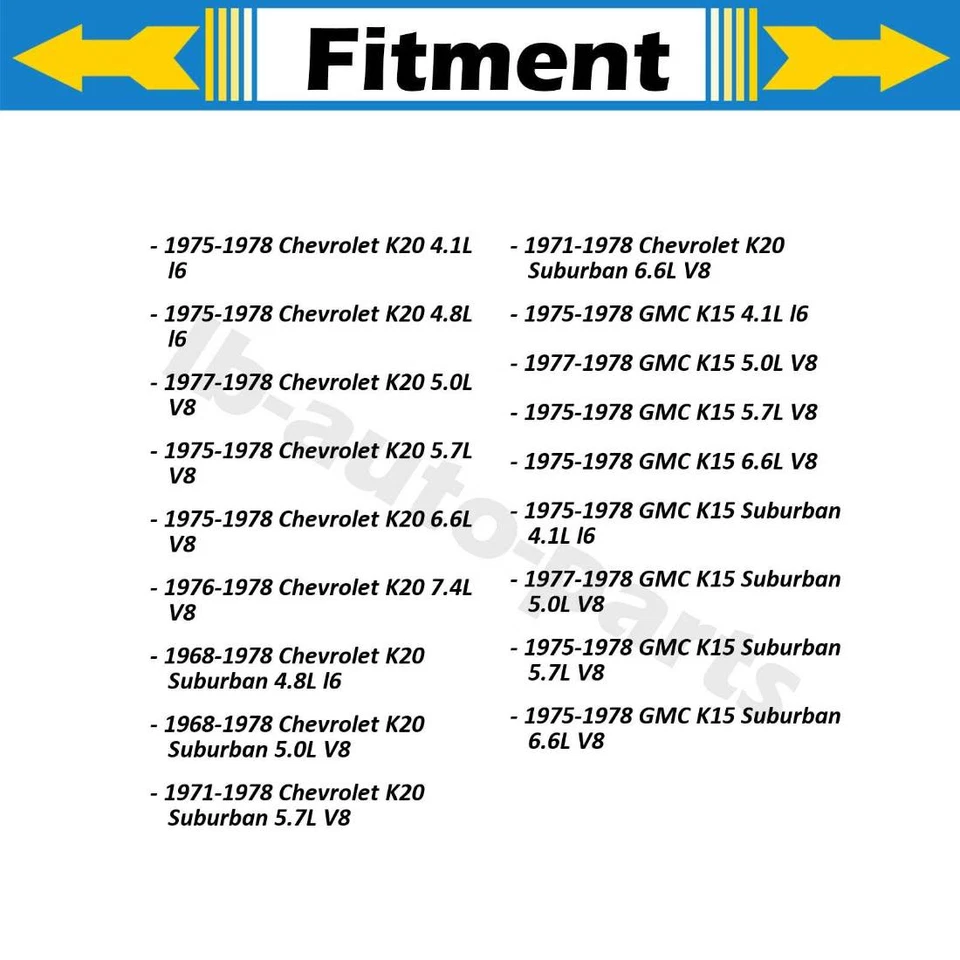 2x Brake Hose Line Front For 1973 1974 Chevrolet K20 Suburban 7.4L - Image 3 of 4