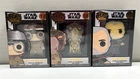 Lot of 3 - Funko Pop!: Pin - Star Wars Young Anakin, Sebulba, Count Dooku