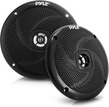 Waterproof Marine Speakers - Pair of 5.25" 180 Watt Low Profile Slim Style Syste