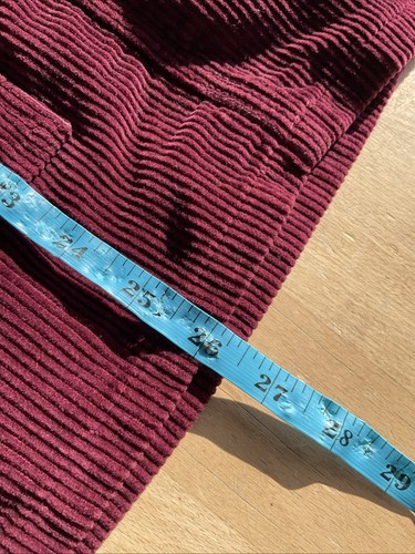 Topshop Moto Maroon red Pinnie Dungarees Dress Cord Uk 8 - 第 9/11 張圖片