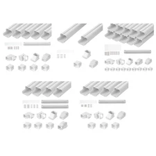 3" W Line Set Cover Kit For Mini Split Central Air Conditioner Decorative PVC