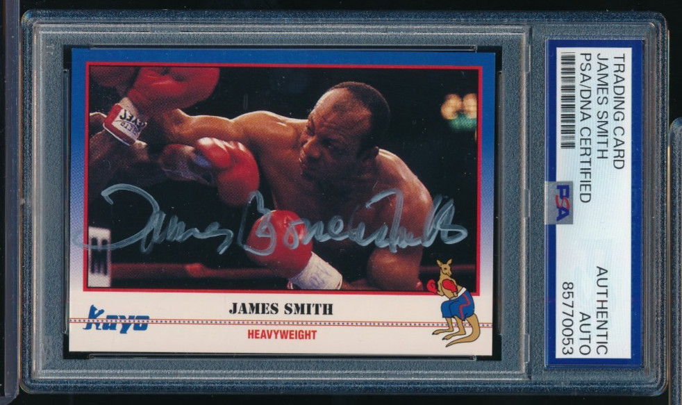 1991 Kayo #010 #10 James Smith signed autograph PSA/DNA Bonecrusher silver 02