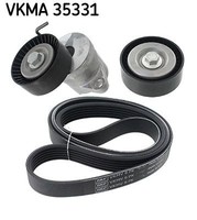 Keilrippenriemensatz SKF Vkma 35331 FÜR Opel Poly V Riemen KIT Rippenriemen Satz