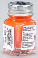Testors 14 Oz Orange Enamel Model Paint 1127t