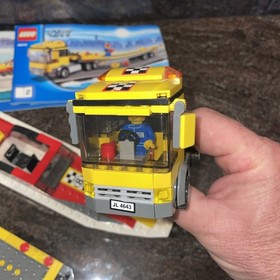 LEGO City Truck Trailer Boat 4643 Clean Condition and Instructions