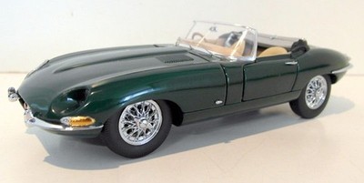 Franklin Mint Maßstab 1:24 Diecast - FMC15 1961 Jaguar E-Type Roadster grün