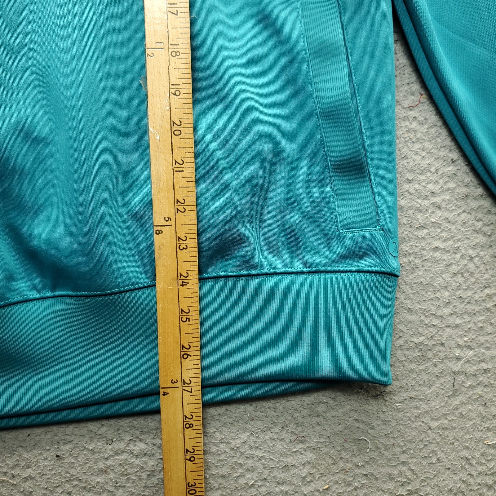 Xersion Track Jacket Mens Small Multi Raglan Sleeve Stretch Hooded Quarter Zip thumbnail 8