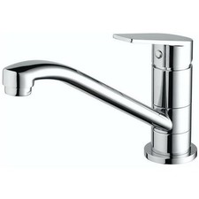 Bristan Cinnamon Kitchen Sink Mixer Tap Easyfit Modern Round Single Lever Chrome