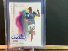 2024-25 PANINI NOIR SOCCER THIERRY HENRY # SD-TH. 1/10 **READ** 