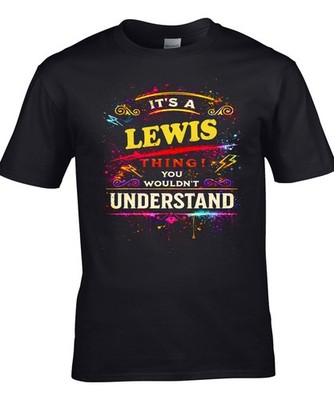 IT'S A LEWIS THING T-SHIRT   Tolle Geschenkidee zum Geburtstag