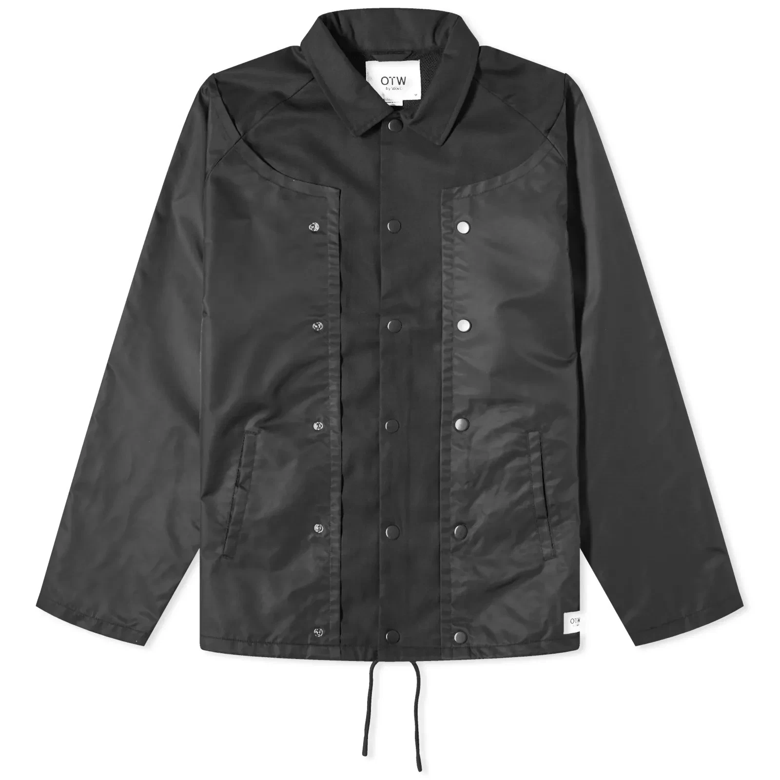 Vans OTW Duo Tone Coaches Jacket Black Size XL VN000GBXBLK Retail $225