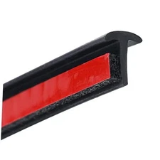 16.5 ft Self Adhesive Auto Rubber Weather Draft Seal Strip Car Windshield Edge 
