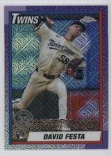 2025 Topps Series 1 1990 Topps Chrome Silver Pack David Festa #T90C-90 1mh5