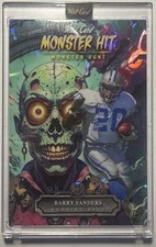 Barry Sanders 1/1 Wild Card Monster Hit Monster Hunt HBMM-BS 4x6 Card
