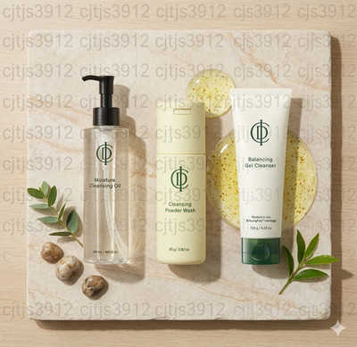 NEW Incellderm ICD Cleansing Set 3pc Oil Powder Enzyme Cleanser US Seller  