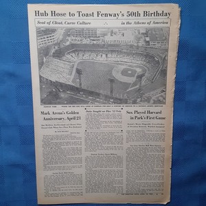 Boston Red Sox Fenway Park 50th Anniversary Boston Mass