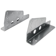 Allstar All98130 Seat Bracket Lower Bolt-in Tall Aluminum Pair Racing