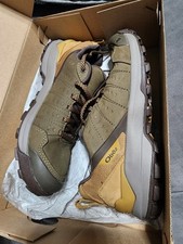 New Oboz Sypes Low Leather B-Dry Waterproof, Mens size 8.5