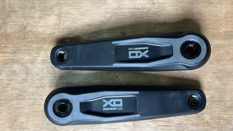 SRAM XO E-bike Cranks Isis Fit 165mm Used