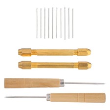 1 Set Doll Hair Rooting Needles: DIY Doll Hair Rerooting Tools with Wooden