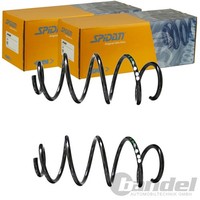 2X Spidan Fahrwerksfedern Satz Vorne Passend FÜR Seat Toledo Skoda Fabia Rapid