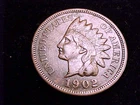 1902  Indian Head Cent, Very Fine  Grade