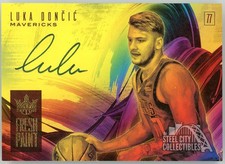 Luka Doncic 2018-19 Court Kings Fresh Paint Rookie Autograph Card #FP-LDC 86/199