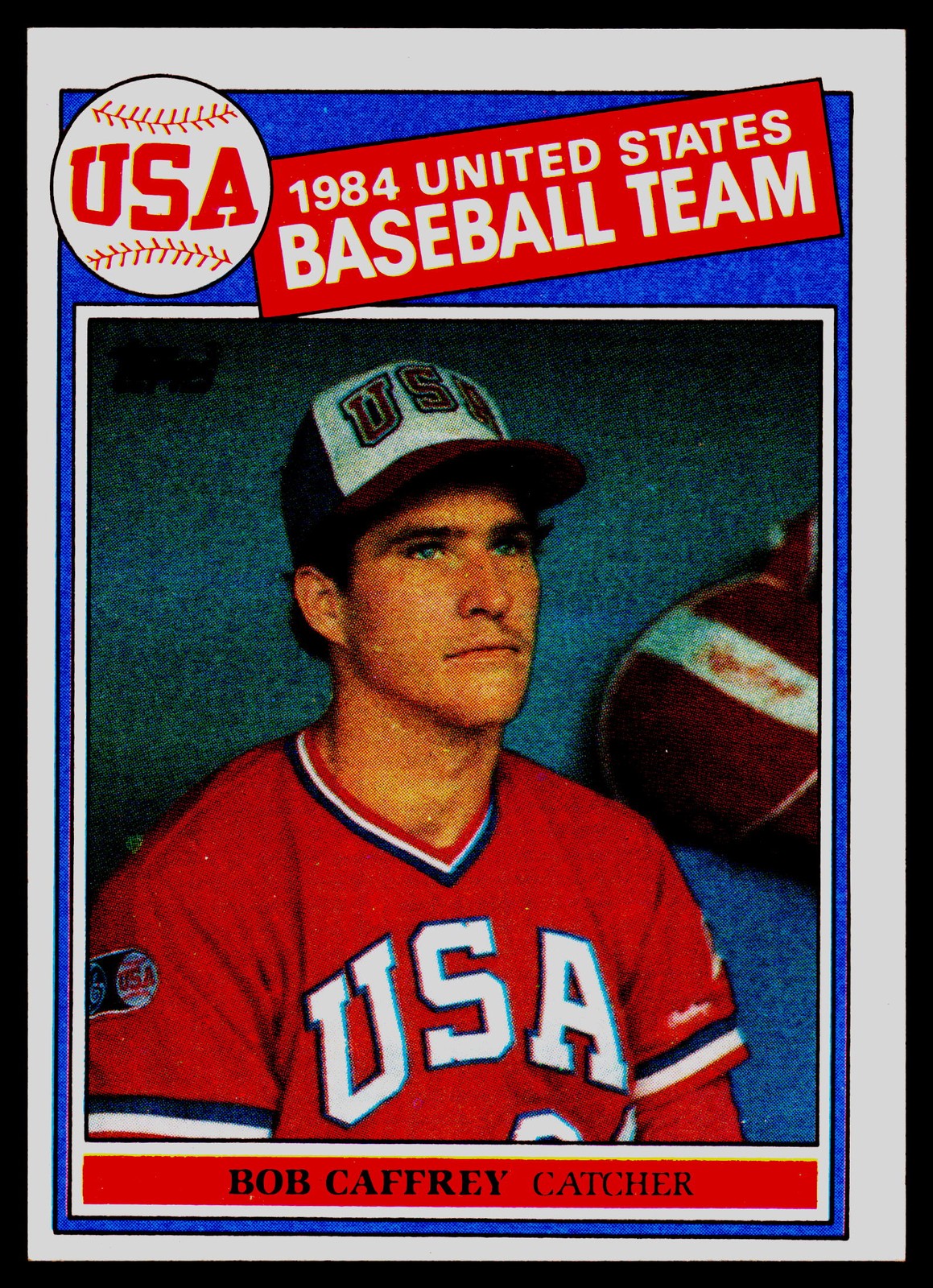 1985 Topps #394 Bob Caffrey RC - ExMt