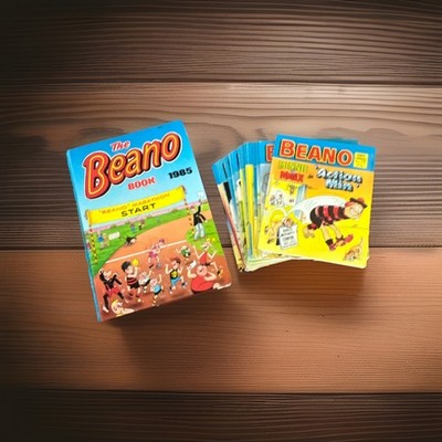 The Beano Mixed Lot: Beano Book 1985 Annual + Comic Library Minnie the Minx + 16
