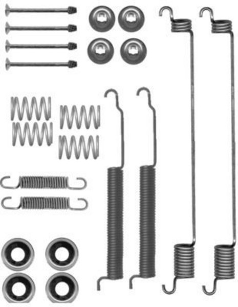 ZubehöRsatz Bremsbacken Hinterachse FüR Nissan Infiniti Navara NP300 Pickup-image