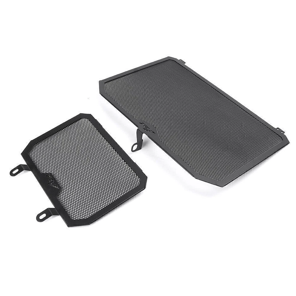 Cubierta protectora de parrilla para enfriador de aceite 2 piezas para Yamaha YZF-R1 2015-2022 2016 2017 Foto 3 de 4