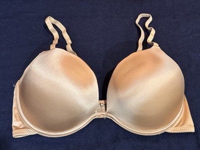 Bebe Intimates Beige Push Up Bra 36D Tag Free 2-Hooks New NWOT