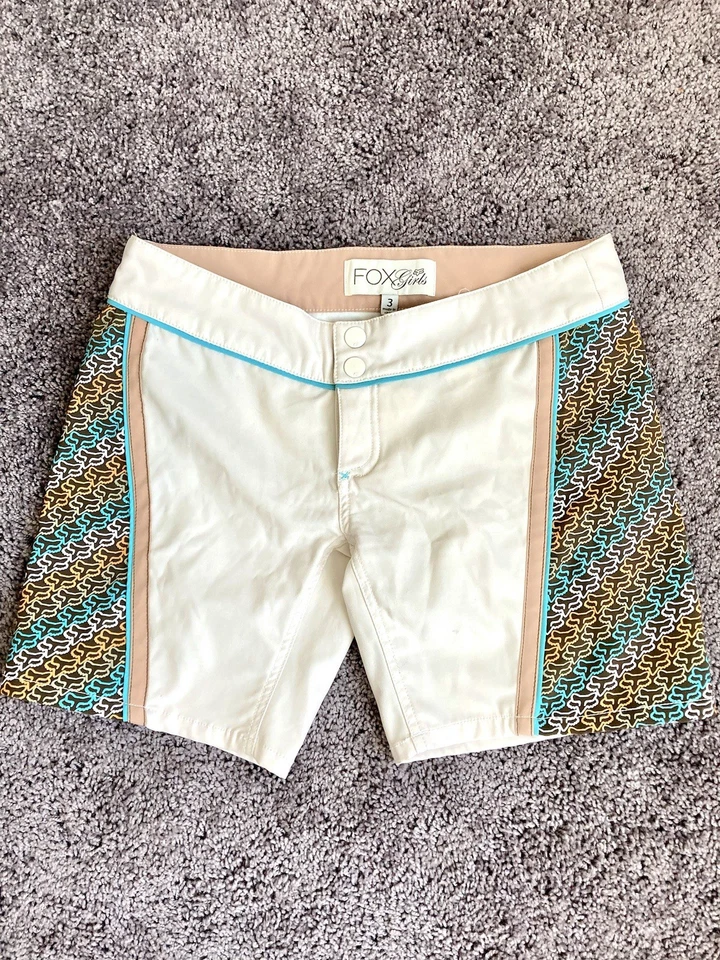 Pantalones cortos de colección FOX RACING CO para niñas/mujeres talla 3 Foto 2 de 2