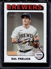 Sal Frelick 2024 Topps Heritage #451 Rookie White Border SP