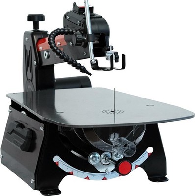 Bucktool 1.3A 18 Inch Variable Speed Scroll Saw with Rotating Saw Arm, for Craft