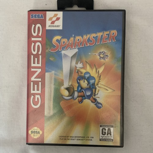 Konami Sparkster Sega Genesis 1994 Complete w/ Manual legitimate Konami