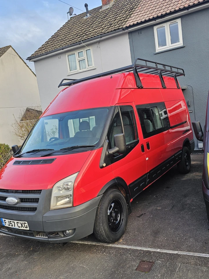 Ex Fire And Rescue Transit L3 H3 Crew Cab low mileage 99k 6 seater twin sliding - Image 2 of 4