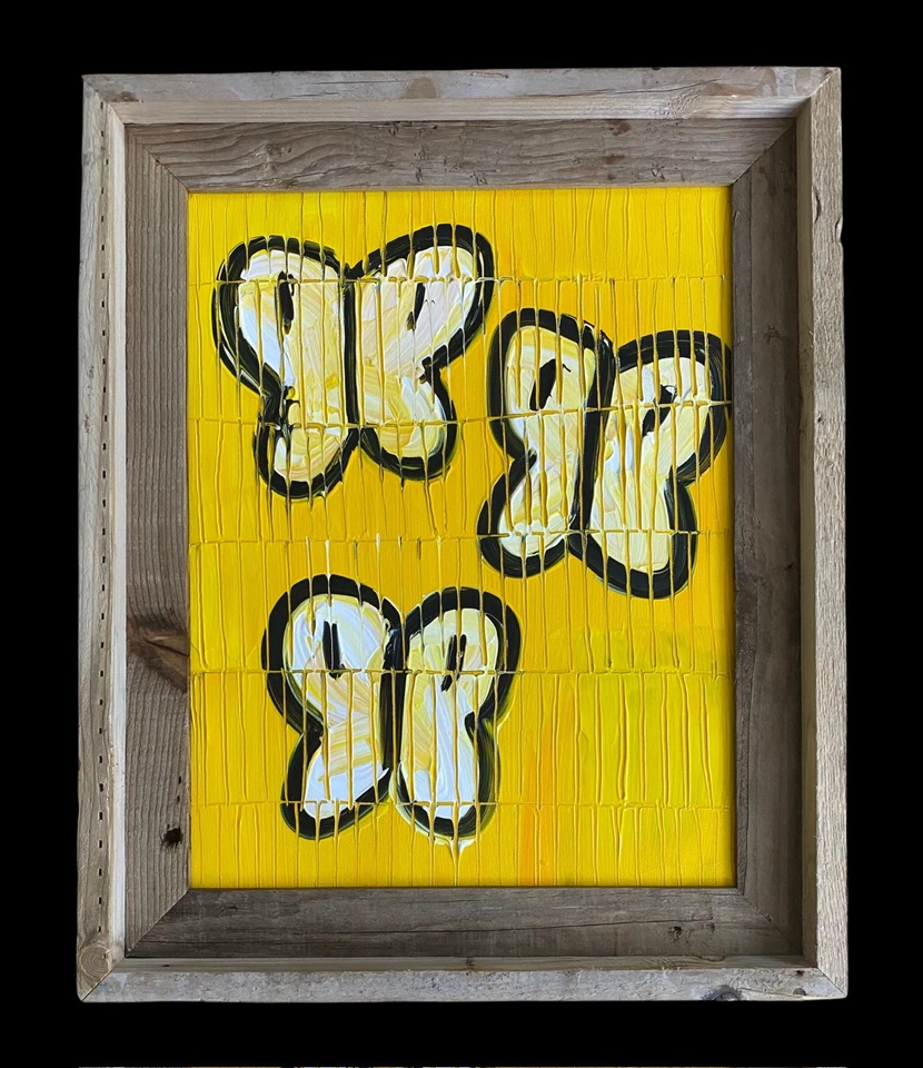 MARIPOSAS HUNT SLONEM ENMARCADAS Foto 3 de 4