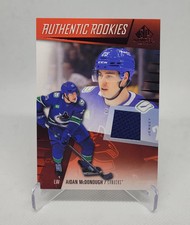 2023-24 Upper Deck SP Game Used - Authentic Rookies Jersey #218 Aidan McDonough