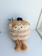 NYC Exclusive Jellycat Amuseables Fran Pancakes Bag Charm NWT Authantic