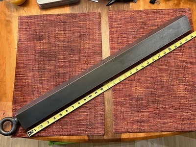 28” Precision Cast Iron 60° Bevelled Edge Straight Edge Machine ...