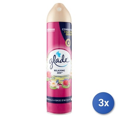 3x Glade Spray 300 Ml Mix 1 Lavendel+Entspannend+Vanille