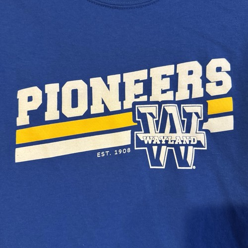 Wayland Baptist University Pioneers M T-Shirt WBU Est. Royal Blue Spirit 1908 - Bild 2 von 7