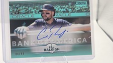 2025 Topps Stadium Club - Autographs Cal Raleigh #SCBA-CRA Turquoise /99 (AU)