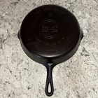 VINTAGE GRISWOLD #9 - 710 CAST IRON IRON SKILLET ERIE PA USA LARGE BLOCK LOGO