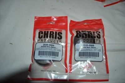 2x Chris Products 2020-0069 Deuce-Style Blinkerglas smoked Harley Davidson